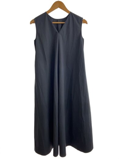 商品画像：ノースリーブワンピース/S/ポリエステル/GRY/無地 1