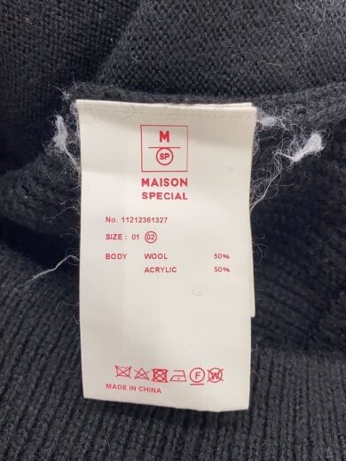 商品画像：ブルゾン/2/ウール/BLK/11212361327/毛羽立ち有 4