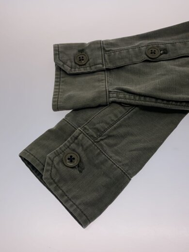 商品画像：長袖シャツ/2/コットン/KHK/無地/151GWDT-SHM02/ミリタリーシャツ 5