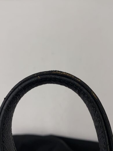 商品画像：トートバッグ/ナイロン/BLK/無地/ピンク色の汚れ有/RE-NYLON/持ち手はがれ 8