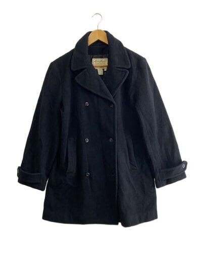 商品画像：コート/S/ウール/BLK/無地/毛羽立ち/繊維付着有 1