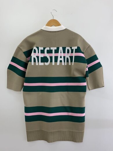 商品画像：バックロゴラガーニットワンピース/FREE/ポリエステル/BEG/185108057 2