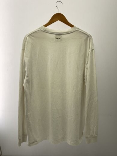 商品画像：長袖Tシャツ/XL/コットン/WHT/無地/2223-ONL/AV 2