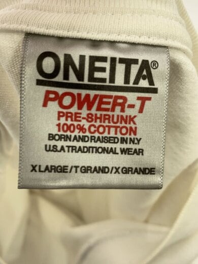 商品画像：長袖Tシャツ/XL/コットン/WHT/無地/2223-ONL/AV 3