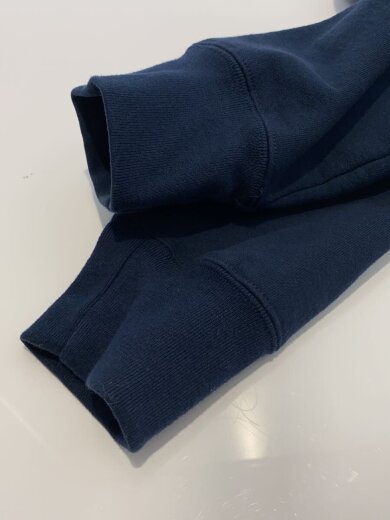 商品画像：17AW Zig Zag Stitch Panel Crewneck/M/コットン/NVY 6