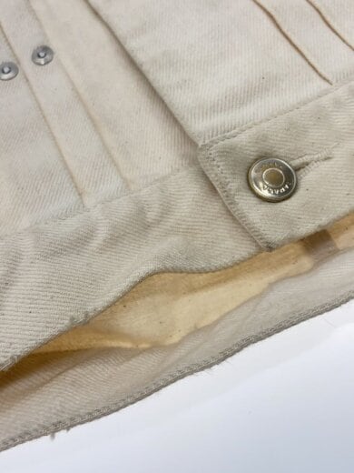 商品画像：Gジャン/L/コットン/WHT/無地/st-45 7