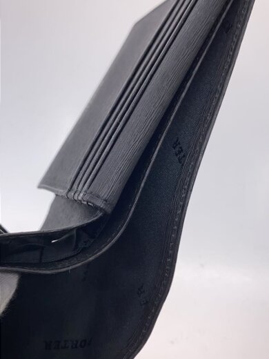 画像：PORTER3つ折り財布/レザー/BLK/無地/メンズ6