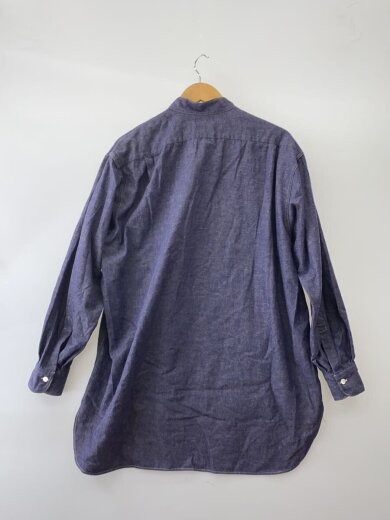 商品画像：長袖シャツ/2/コットン/BLU/無地/P01-02004// 2