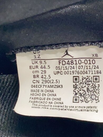 商品画像：AIR JORDAN 1 HIGH OG_エアジョーダン 1 ハイ OG/29cm/BLK 5