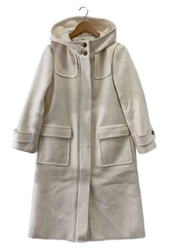 商品画像：コート/S/ウール/IVO/無地/092-1251013 1