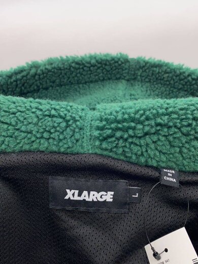 商品画像：フリースジャケット/L/ポリエステル/GRN/無地/101224012013 3