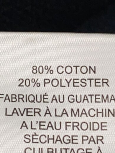 商品画像：ジップパーカー/M/コットン/BLK 4