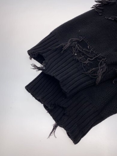 商品画像：ニット・セーター(厚手)/FREE/コットン/BLK/無地/23A-KNL030-DS// 5