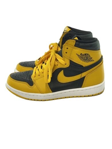 商品画像：ハイカットスニーカー/26cm/YLW/レザー/555088-701 1