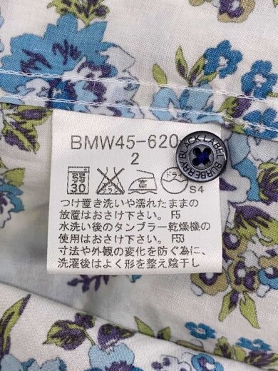 商品画像：半袖シャツ/2/コットン/WHT/花柄/bmw-45-620-23// 4
