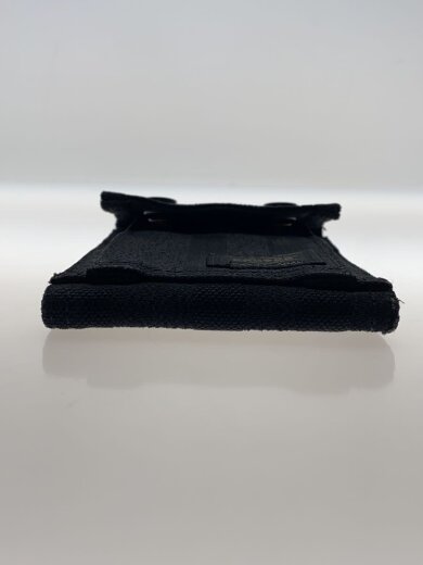 商品画像：2つ折り財布/キャンバス/BLK/無地/メンズ// 4