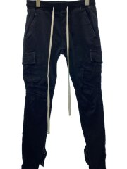 ゴム紐/ジップギミック/カーゴパンツ/S/コットン