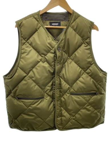 商品画像：ダウンベスト/S/ポリエステル/KHK/無地/M2520-0C006F 1