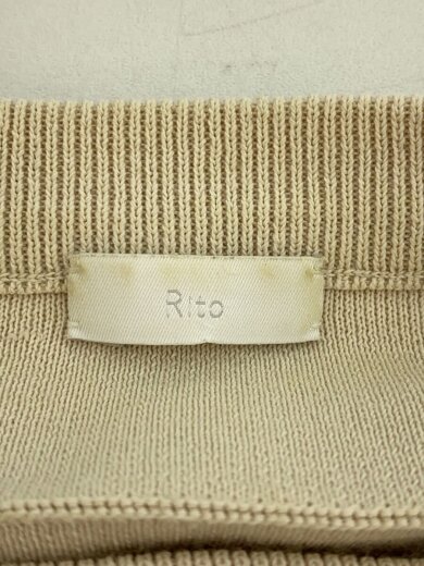 商品画像：ニット・セーター(薄手)/36/コットン/BEG/0770rts209k 3