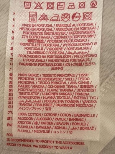 商品画像：Tシャツ/38/コットン/WHT 5