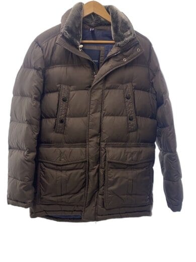 商品画像：ダウンジャケット/M/ナイロン/BRW/無地 1