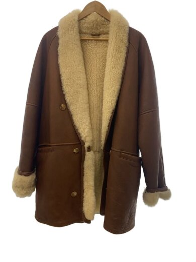 商品画像：Storm Bird/レザージャケット・ブルゾン/LL/羊革/BRW/無地 1