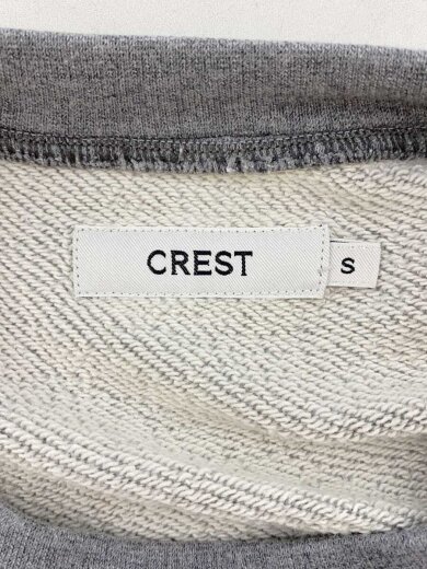 商品画像：CREST/スウェット/S/コットン/GRY/無地 3
