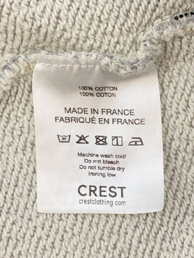 商品画像：CREST/スウェット/S/コットン/GRY/無地 4