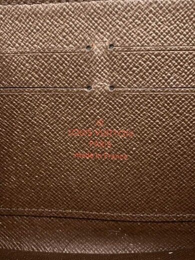 商品画像：1)ジッピー・ウォレット_ダミエ・エベヌ/PVC/BRW/総柄/メンズ// 3