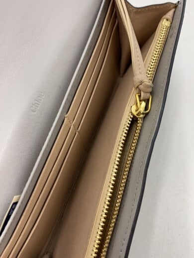 商品画像：長財布/レザー/GRY/無地/レディース 5