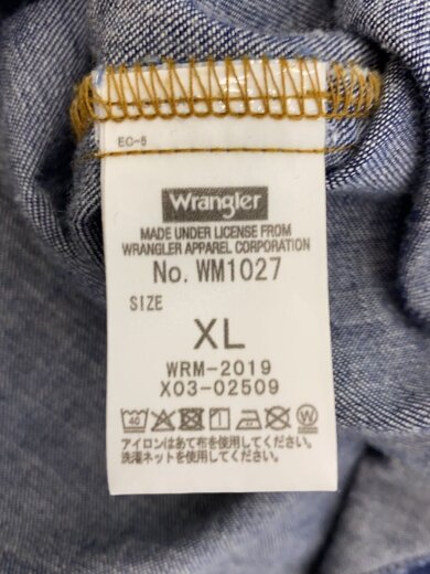 商品画像：長袖シャツ/XL/コットン/NVY/WM1027// 4