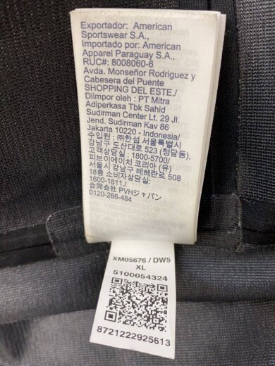 商品画像：マウンテンパーカ/XL/コットン/NVY/無地/XM0XM05676 4