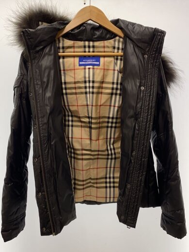 画像：BURBERRY BLUE LABELダウンジャケット/38/ポリエステル/BLK/FCF14-592-093