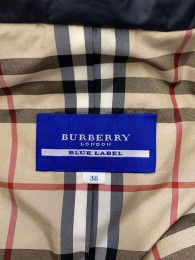 画像：BURBERRY BLUE LABELダウンジャケット/38/ポリエステル/BLK/FCF14-592-094