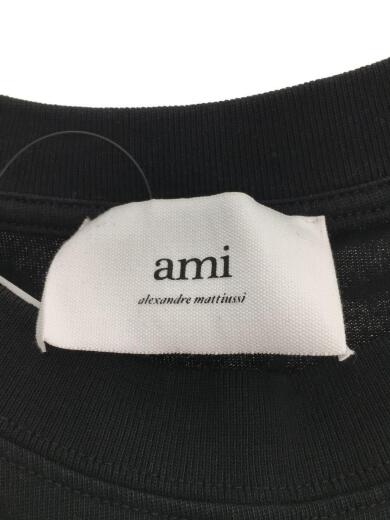 画像：ami alexandre mattiussiハート刺繍Tシャツ/XXXL/コットン/BLK/UTS004.7263