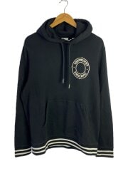 LOGO GRAPHIC OVERSIZED HOODIE/パーカー/M/コットン/BLK
