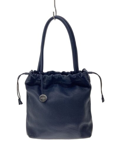 商品画像：トートバッグ/レザー/NVY/無地 1