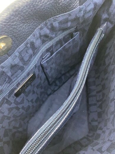 商品画像：トートバッグ/レザー/NVY/無地 6