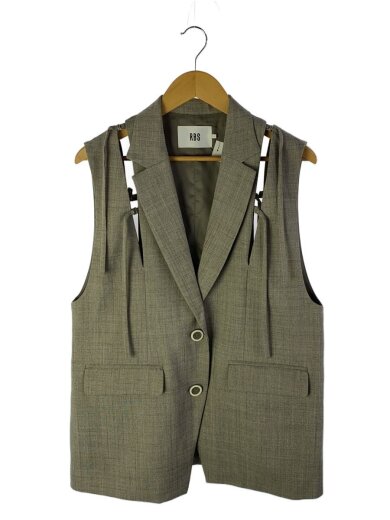 商品画像：ショルダーオープンジレ/ベスト/1/ポリエステル/BEG/61-06-0225-462// 1