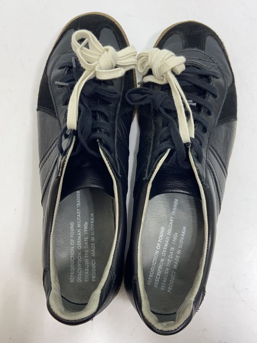 REPRODUCTION OF FOUND / GERMAN MILITARY TRAINER/ローカットスニーカー/43/BLK/1700