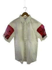 半袖シャツ/M/コットン/WHT/J900019