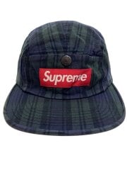 Snap Button Pocket Camp Cap/キャップ/--/コットン/NVY/チェック/メンズ