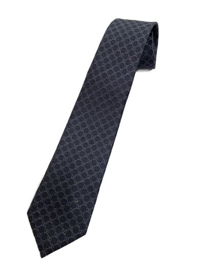 商品画像：ネクタイ/シルク/GRY/総柄/メンズ/695312/4EAAV 1