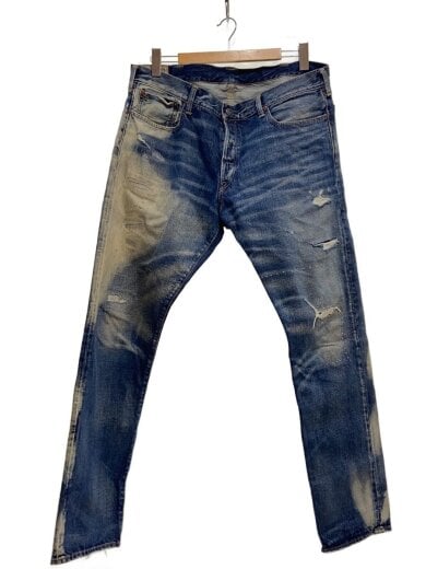 商品画像：ダメージデニムパンツ/38/デニム/IDG/09832/4700250966 1