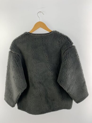 商品画像：ボアミドルブルゾン/FREE/ポリエステル/GRY/123303020 2