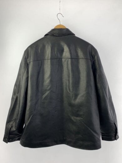 商品画像：レザージャケット・ブルゾン/XL/フェイクレザー/BLK/A5433-0000 2