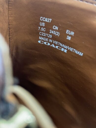 商品画像：ディーンブーティ/24.5cm/BRW/レザー/CC627 5