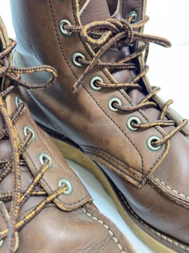 商品画像：レースアップブーツ/US9.5/BRW/レザー 8