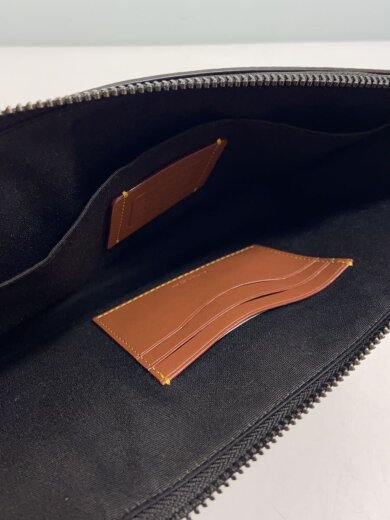 商品画像：シグネチャー ジップポーチ/セカンドバッグ/--/BLK/総柄/CW168 6