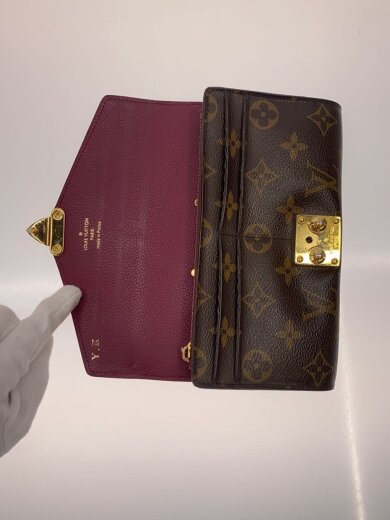 商品画像：ポルト・フォイユ・パラス_トリヨン_モノグラム・キャンバス/PVC/BRW/レディース// 4